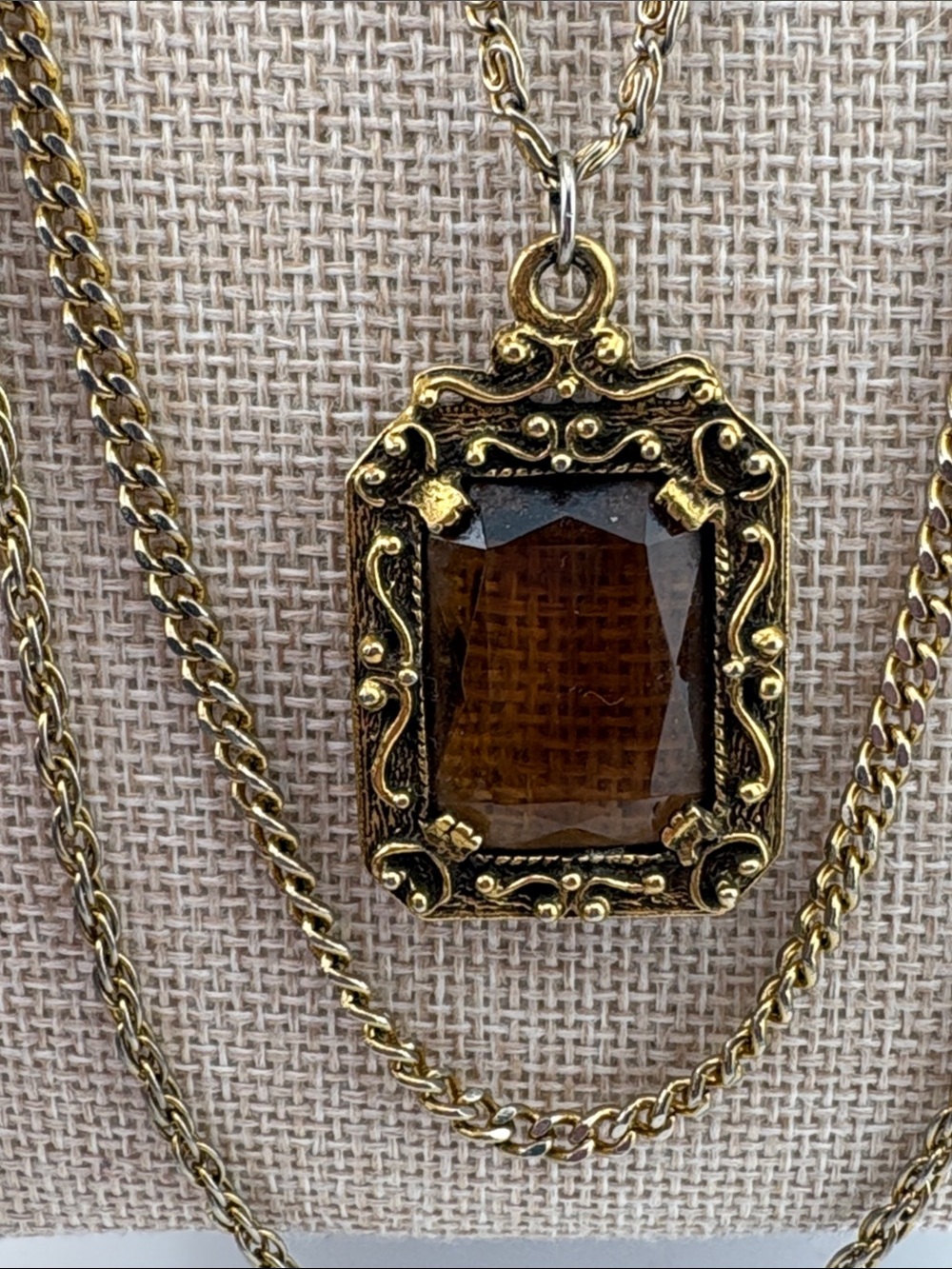 Vintage Goldette Layered Necklace Set - Picture 8 of 9